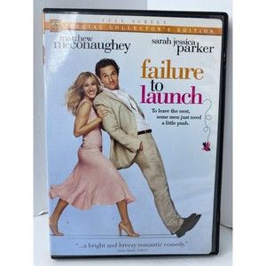 Failure to Launch (DVD, 2006, Full Frame) DVD Very Good